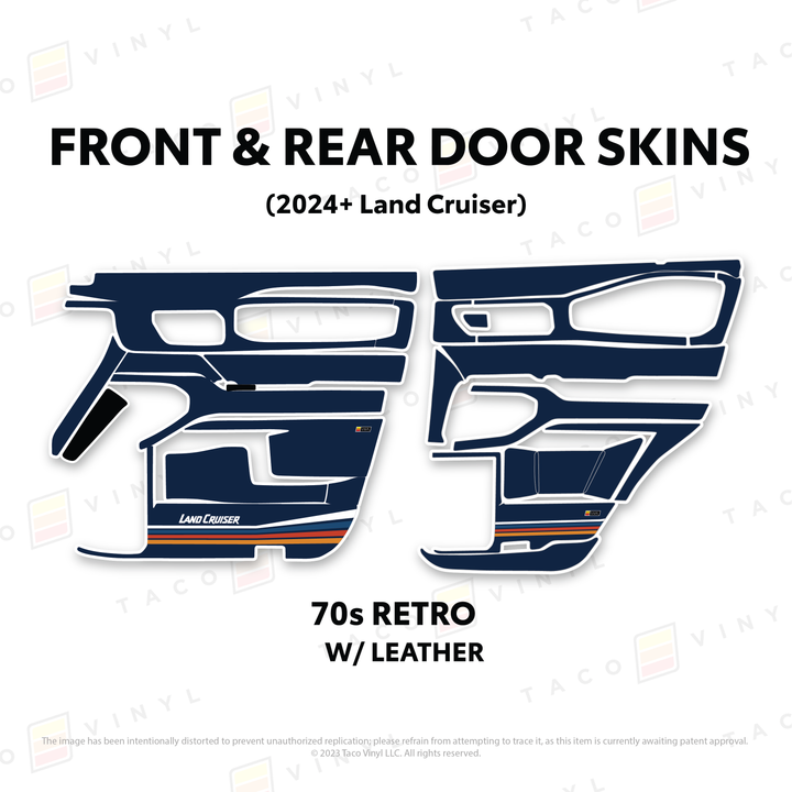 2025+ Land Cruiser 250 Door Skins