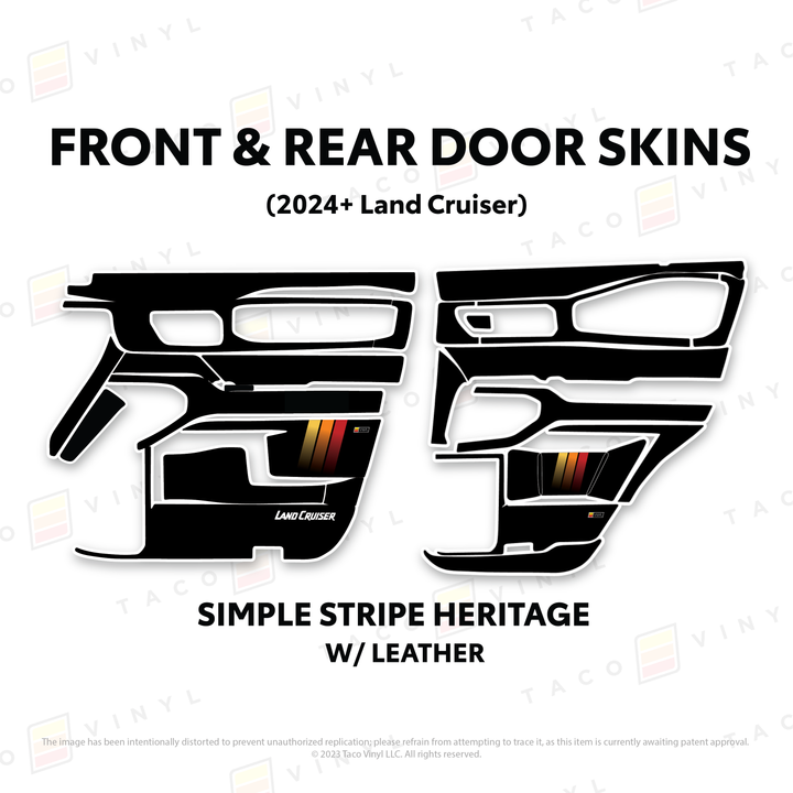 2025+ Land Cruiser 250 Door Skins