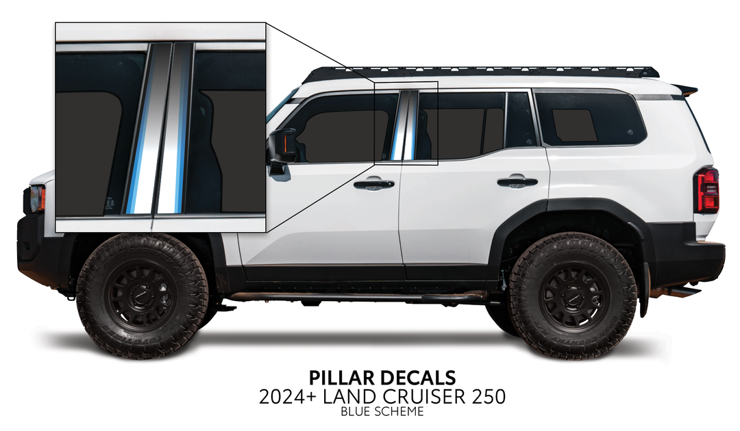 2024+ Land Cruiser 250 Door Pillar Decals