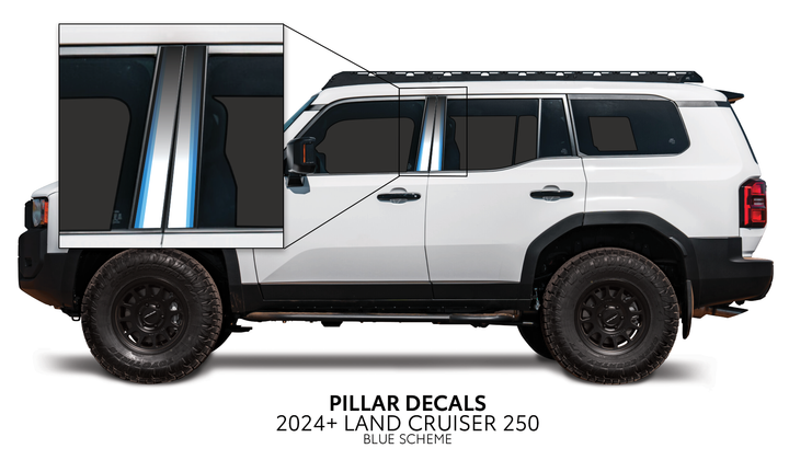 2024+ Land Cruiser 250 Door Pillar Decals