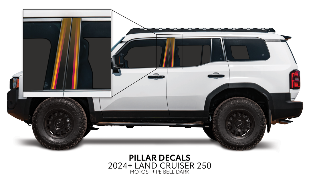 2024+ Land Cruiser 250 Door Pillar Decals
