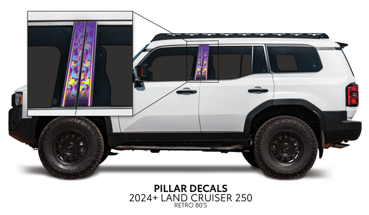 2024+ Land Cruiser 250 Door Pillar Decals