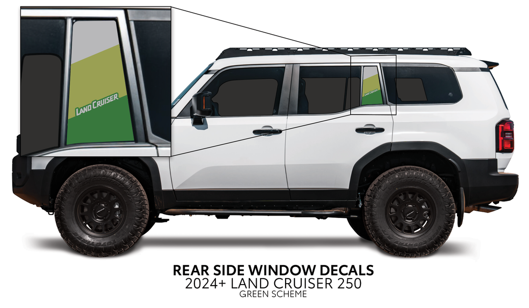 2024+ Land Cruiser 250 Rear Side Window Decal