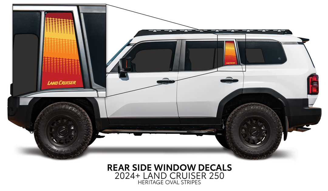 2024+ Land Cruiser 250 Rear Side Window Decal