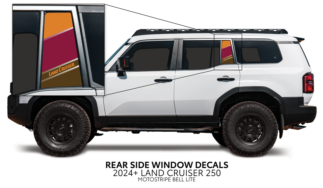 2024+ Land Cruiser 250 Rear Side Window Decal