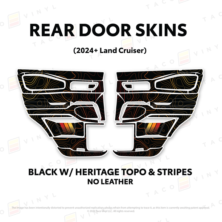 2025+ Land Cruiser 250 Door Skins