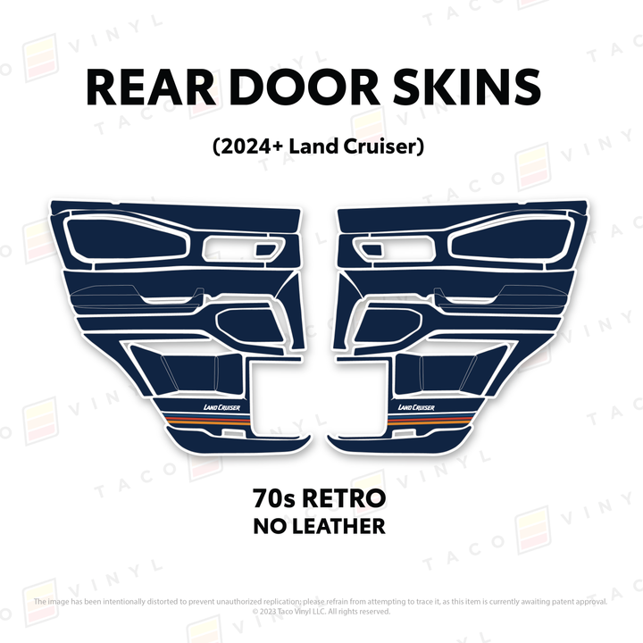 2025+ Land Cruiser 250 Door Skins