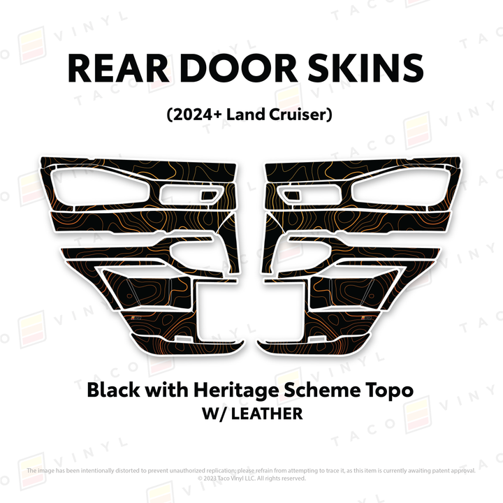 2024+ Land Cruiser 250 Door Skins