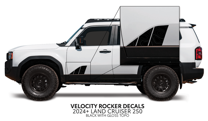 2024+ Land Cruiser 250 Velocity Lower Rocker Decals