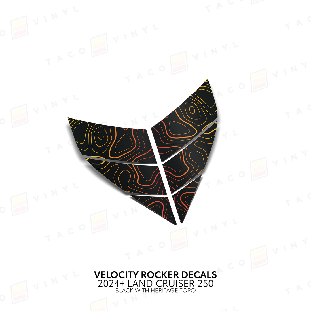 2024+ Land Cruiser 250 Velocity Lower Rocker Decals