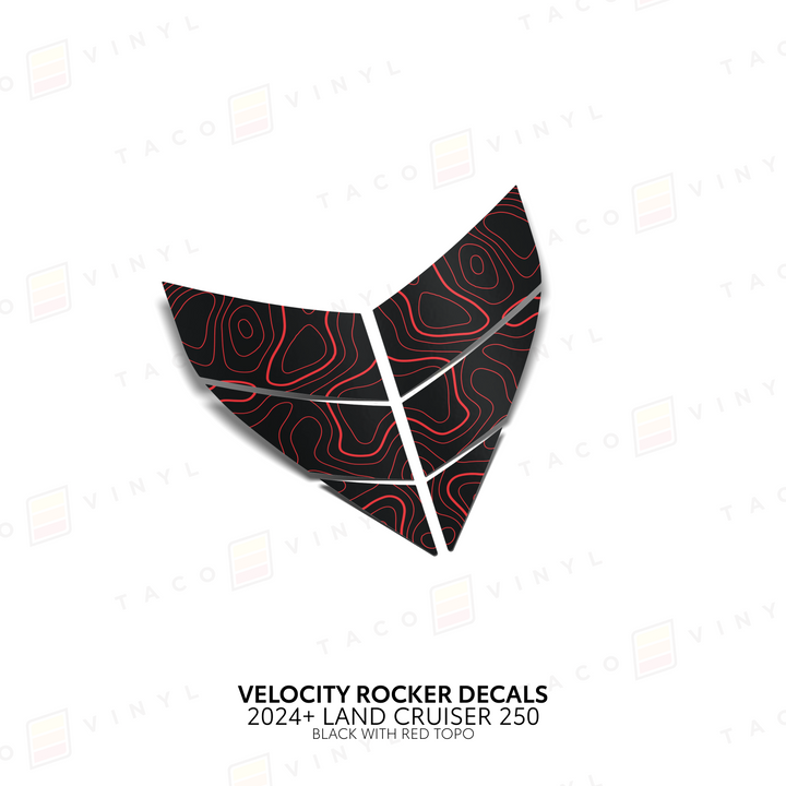 2024+ Land Cruiser 250 Velocity Lower Rocker Decals