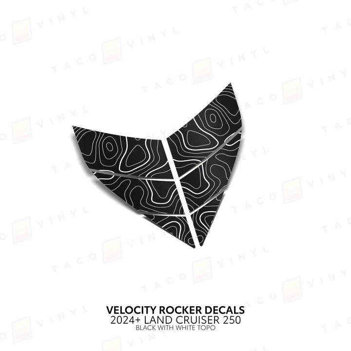 2024+ Land Cruiser 250 Velocity Lower Rocker Decals