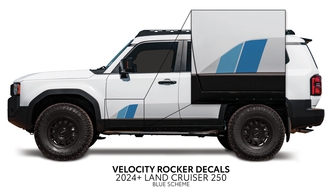 2024+ Land Cruiser 250 Velocity Lower Rocker Decals