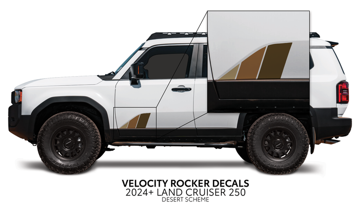 2024+ Land Cruiser 250 Velocity Lower Rocker Decals