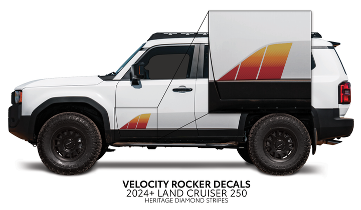 2024+ Land Cruiser 250 Velocity Lower Rocker Decals