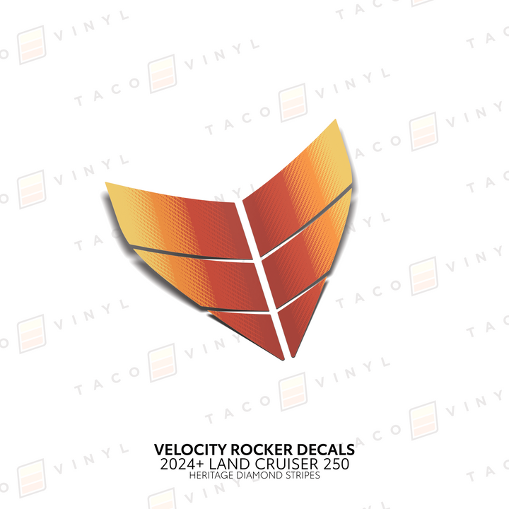 2024+ Land Cruiser 250 Velocity Lower Rocker Decals