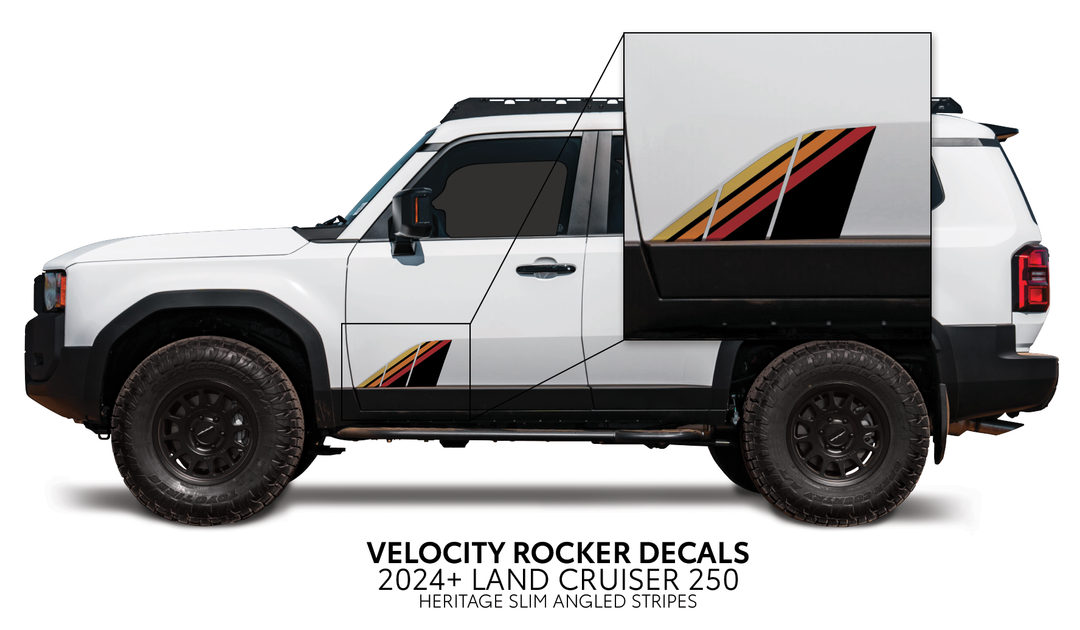 2024+ Land Cruiser 250 Velocity Lower Rocker Decals