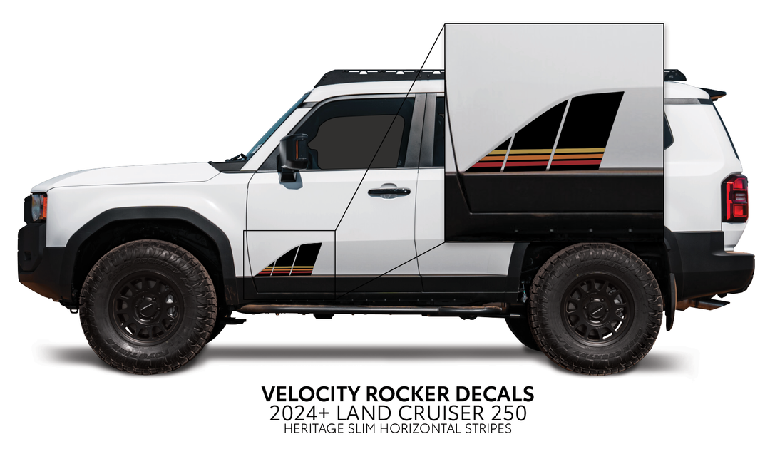 2024+ Land Cruiser 250 Velocity Lower Rocker Decals
