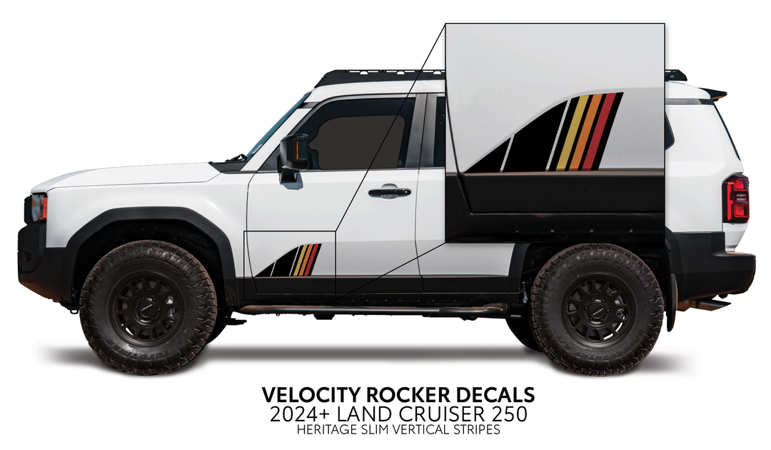 2024+ Land Cruiser 250 Velocity Lower Rocker Decals