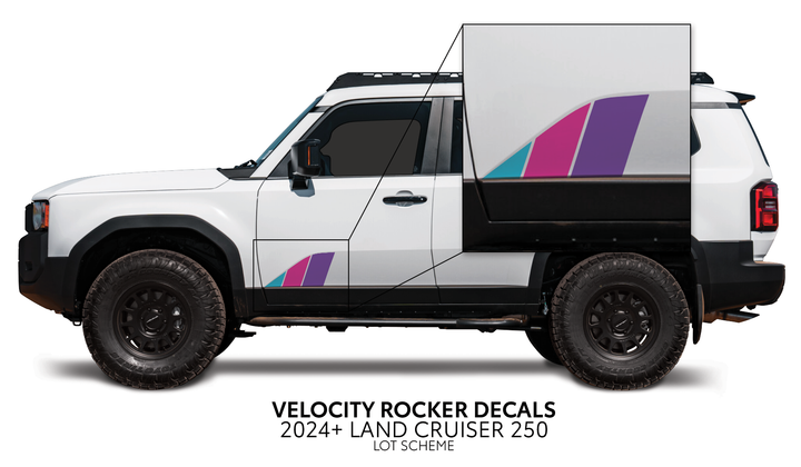 2024+ Land Cruiser 250 Velocity Lower Rocker Decals