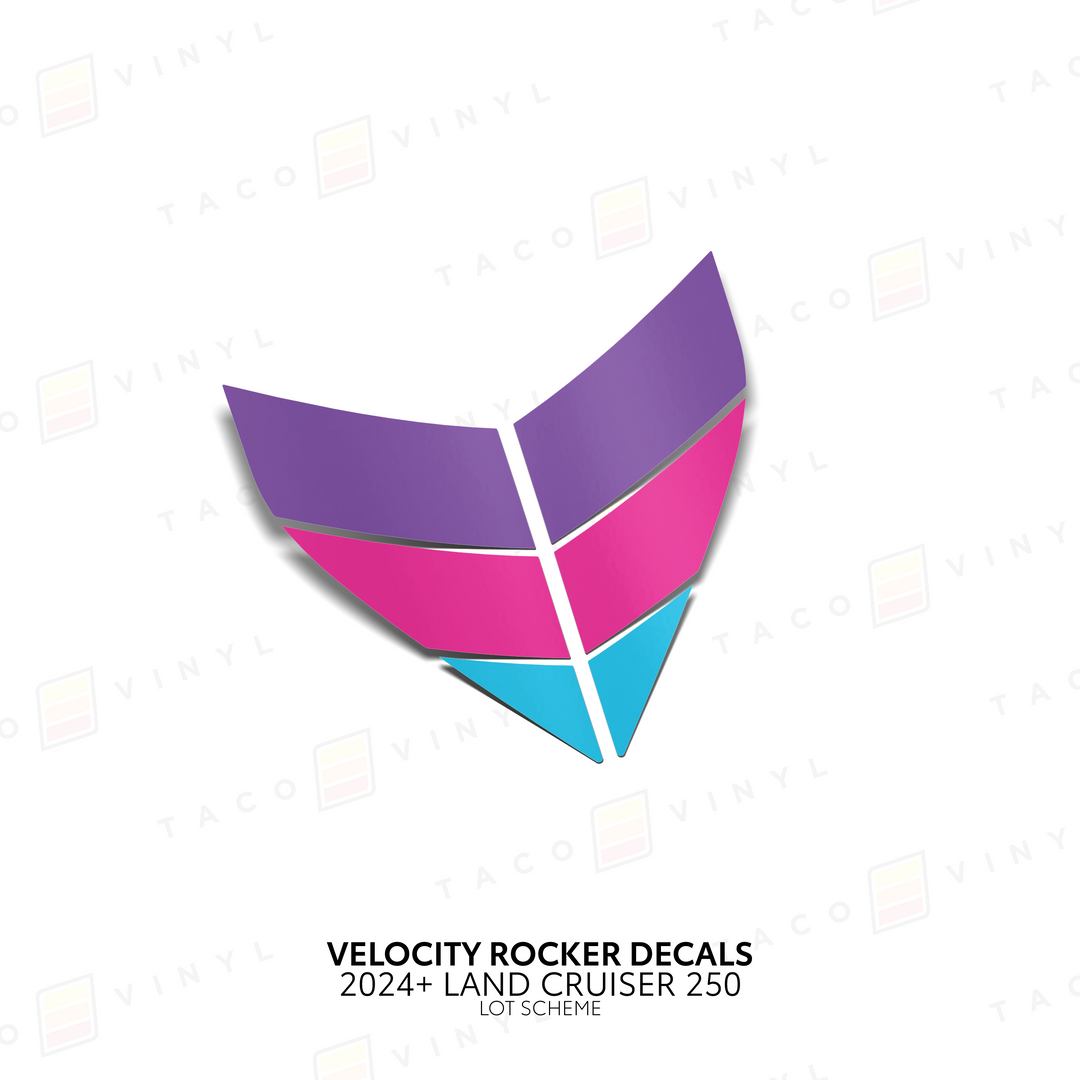 2024+ Land Cruiser 250 Velocity Lower Rocker Decals