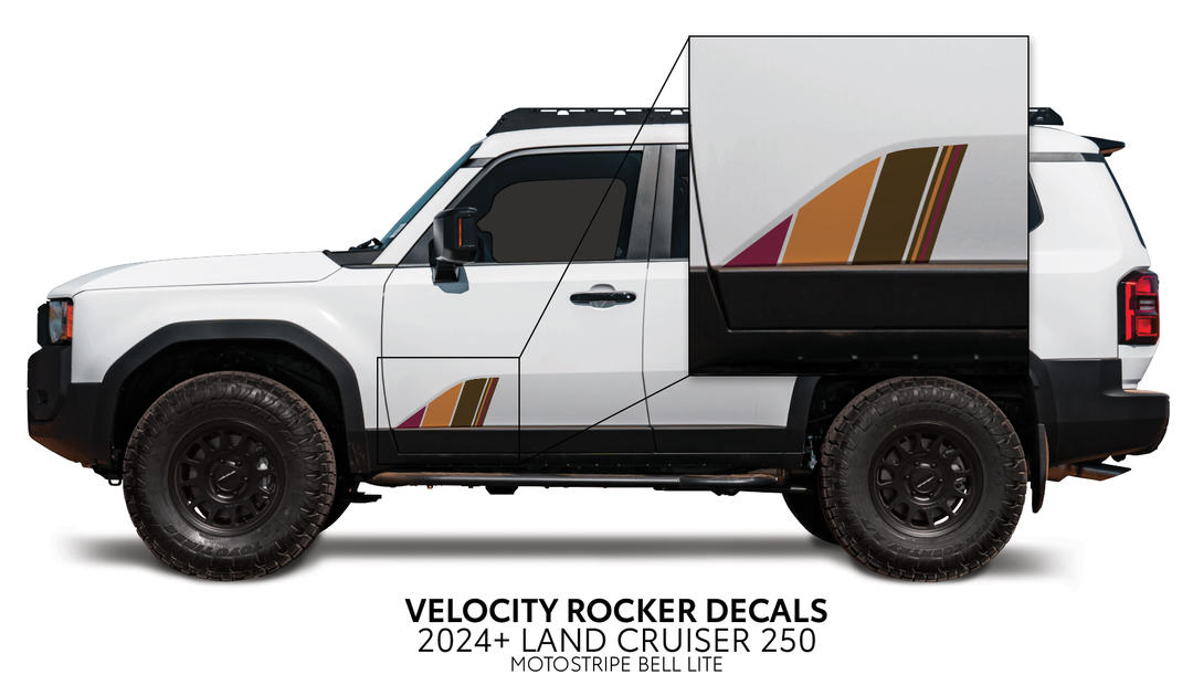 2024+ Land Cruiser 250 Velocity Lower Rocker Decals