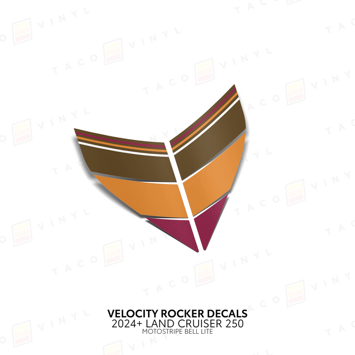 2024+ Land Cruiser 250 Velocity Lower Rocker Decals