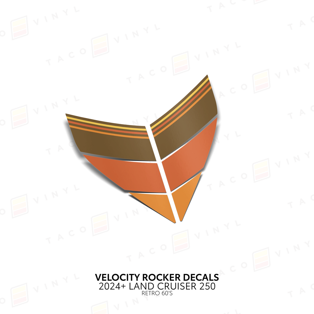 2024+ Land Cruiser 250 Velocity Lower Rocker Decals