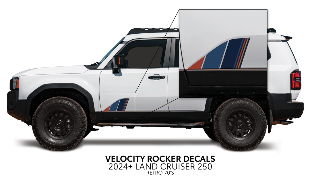 2024+ Land Cruiser 250 Velocity Lower Rocker Decals