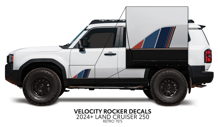 2024+ Land Cruiser 250 Velocity Lower Rocker Decals