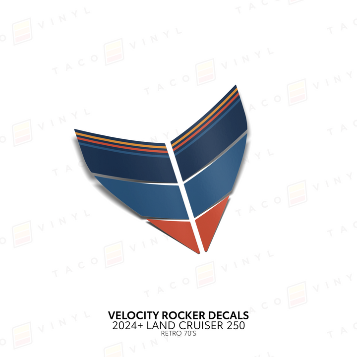 2024+ Land Cruiser 250 Velocity Lower Rocker Decals