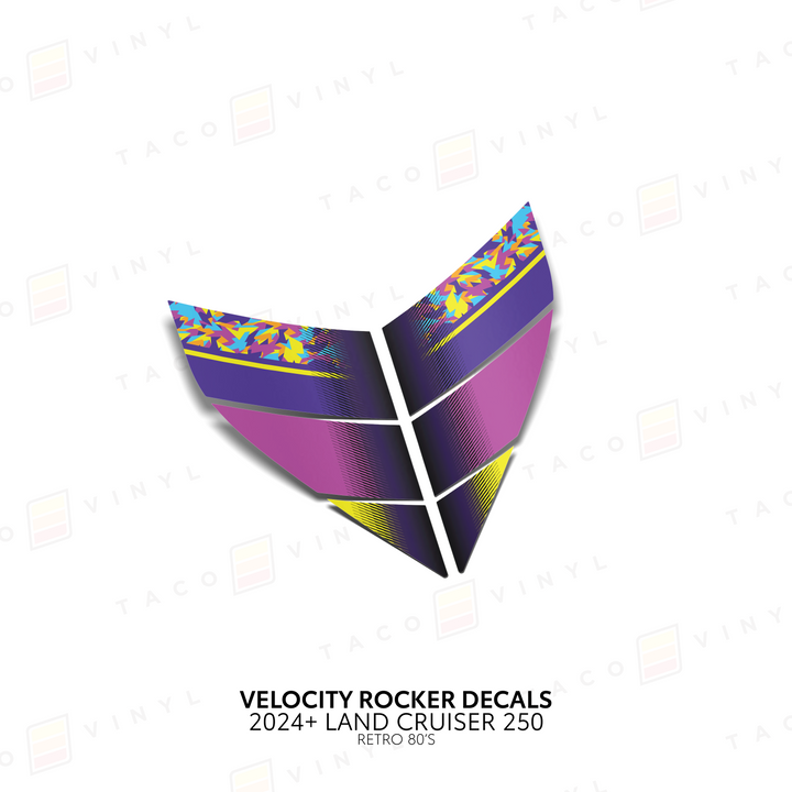 2024+ Land Cruiser 250 Velocity Lower Rocker Decals