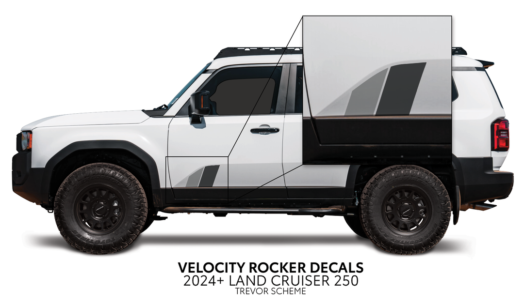 2024+ Land Cruiser 250 Velocity Lower Rocker Decals