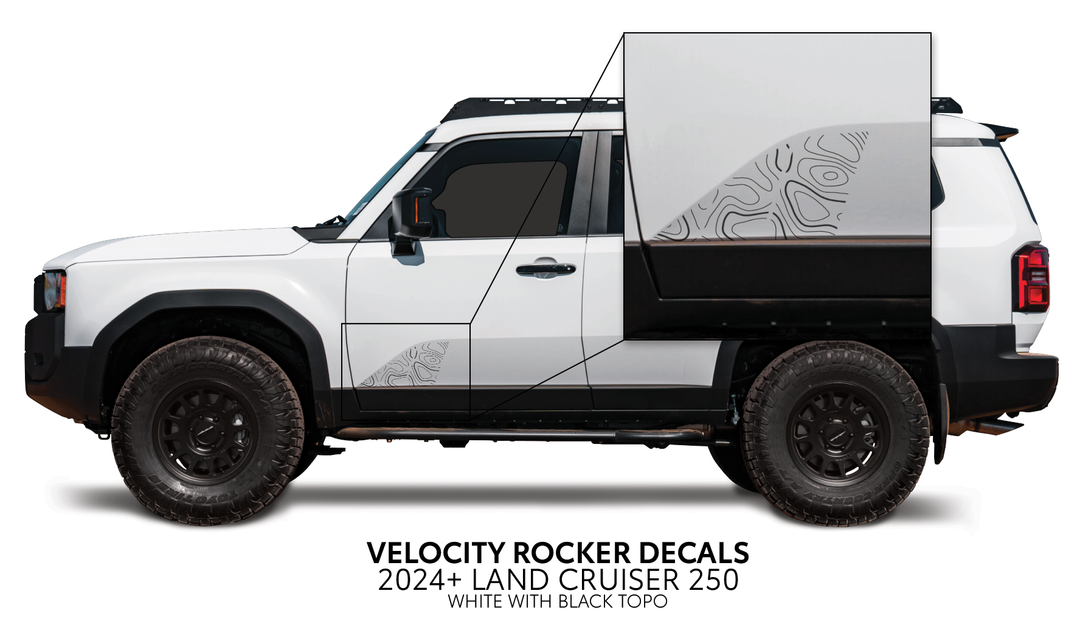 2024+ Land Cruiser 250 Velocity Lower Rocker Decals