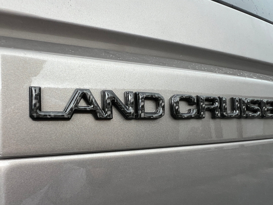 Rear Liftgate Letter Overlays Fits 2024-2025 Toyota Land Cruiser