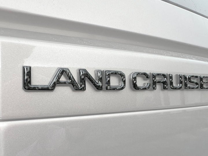 Rear Liftgate Letter Overlays Fits 2024-2025 Toyota Land Cruiser