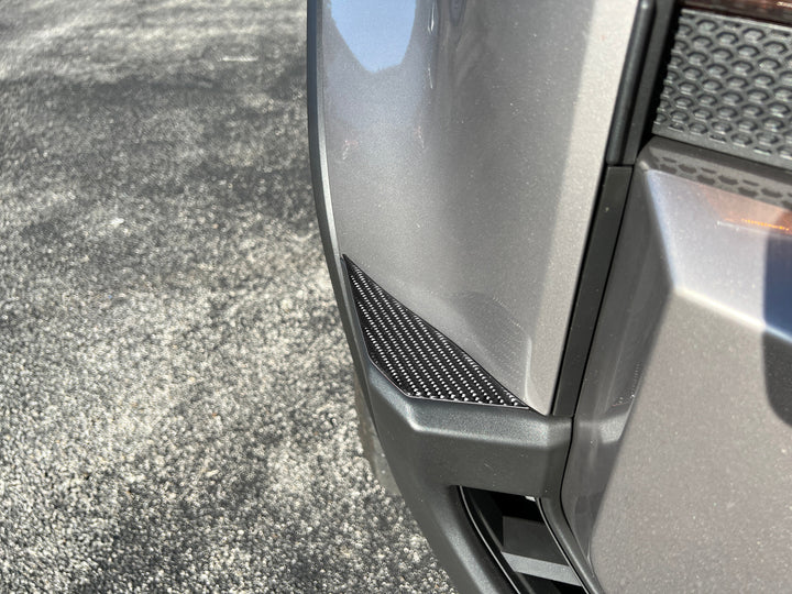 Front Bumper Top Sides Overlays Fits 2024-2025 Toyota Land Cruiser