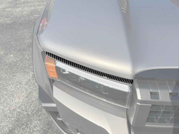 Upper Headlight Accent Trim Fits 2024-2025 Toyota Land Cruiser