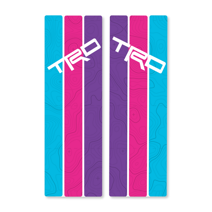 Rear Window Stripes - WITH TOPO