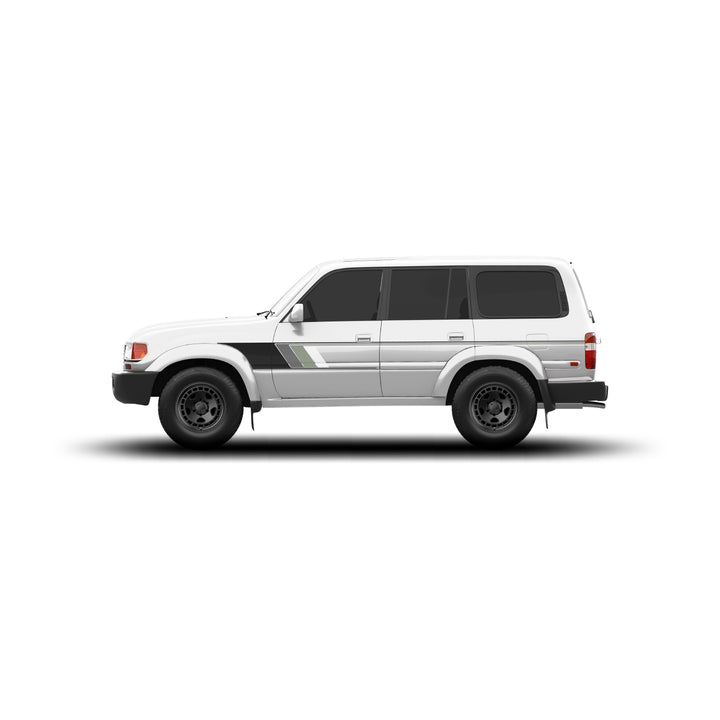 80 Series Land Cruiser Checkered Stripe Kit