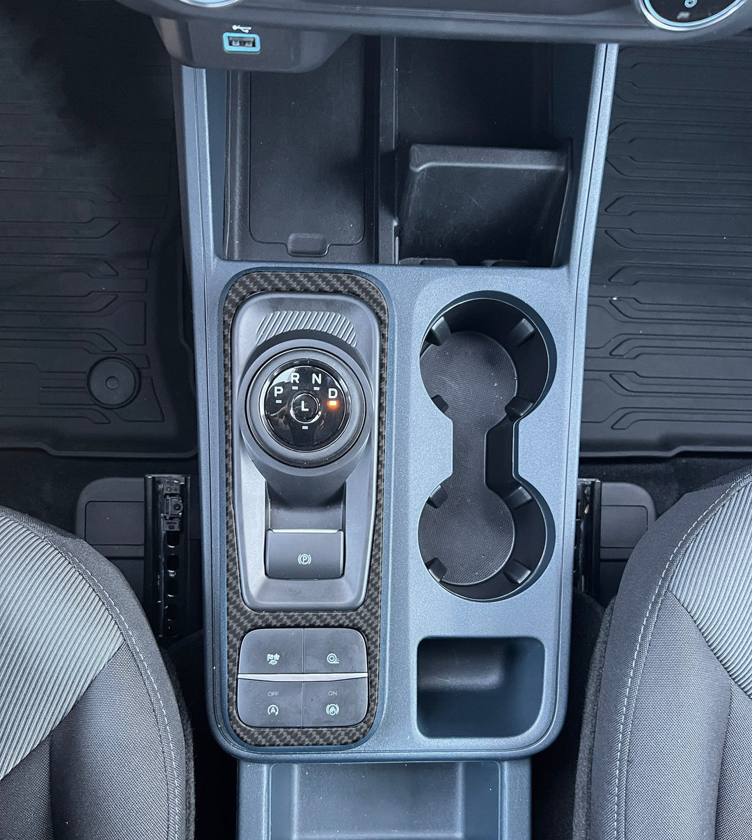 Center Console Accent Overlay Fits 2022-2024 Ford Maverick