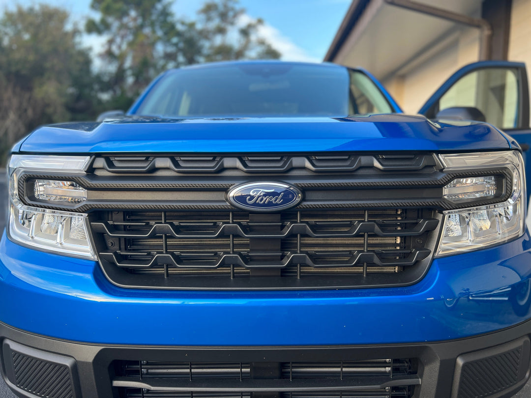 Front Grille Accent Overlays Fits 2022-2024 Ford Maverick