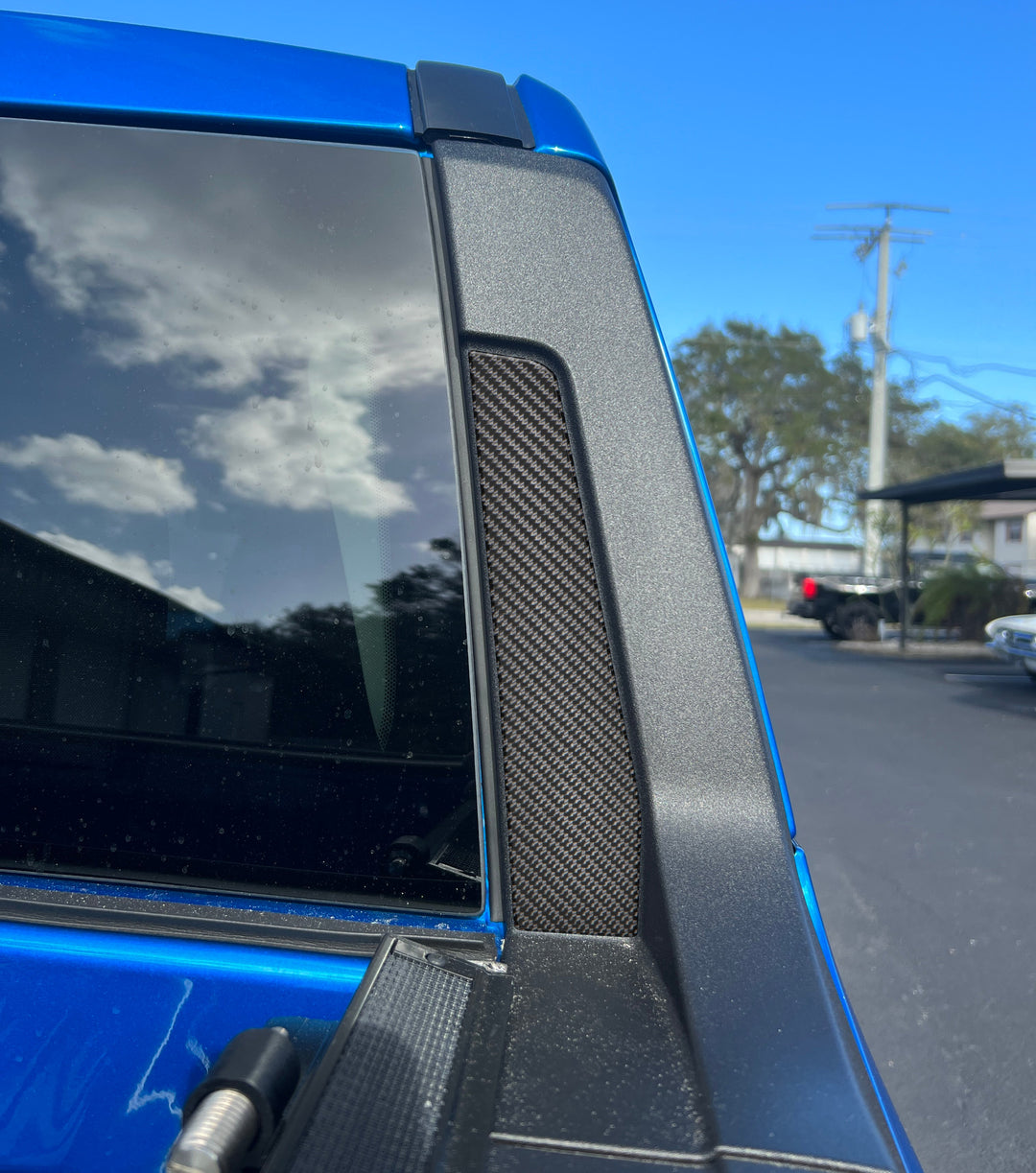 Rear Outer Cab Accent Overlays Fits 2022-2025 Ford Maverick