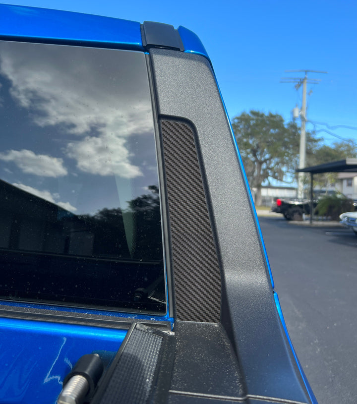 Rear Outer Cab Accent Overlays Fits 2022-2025 Ford Maverick