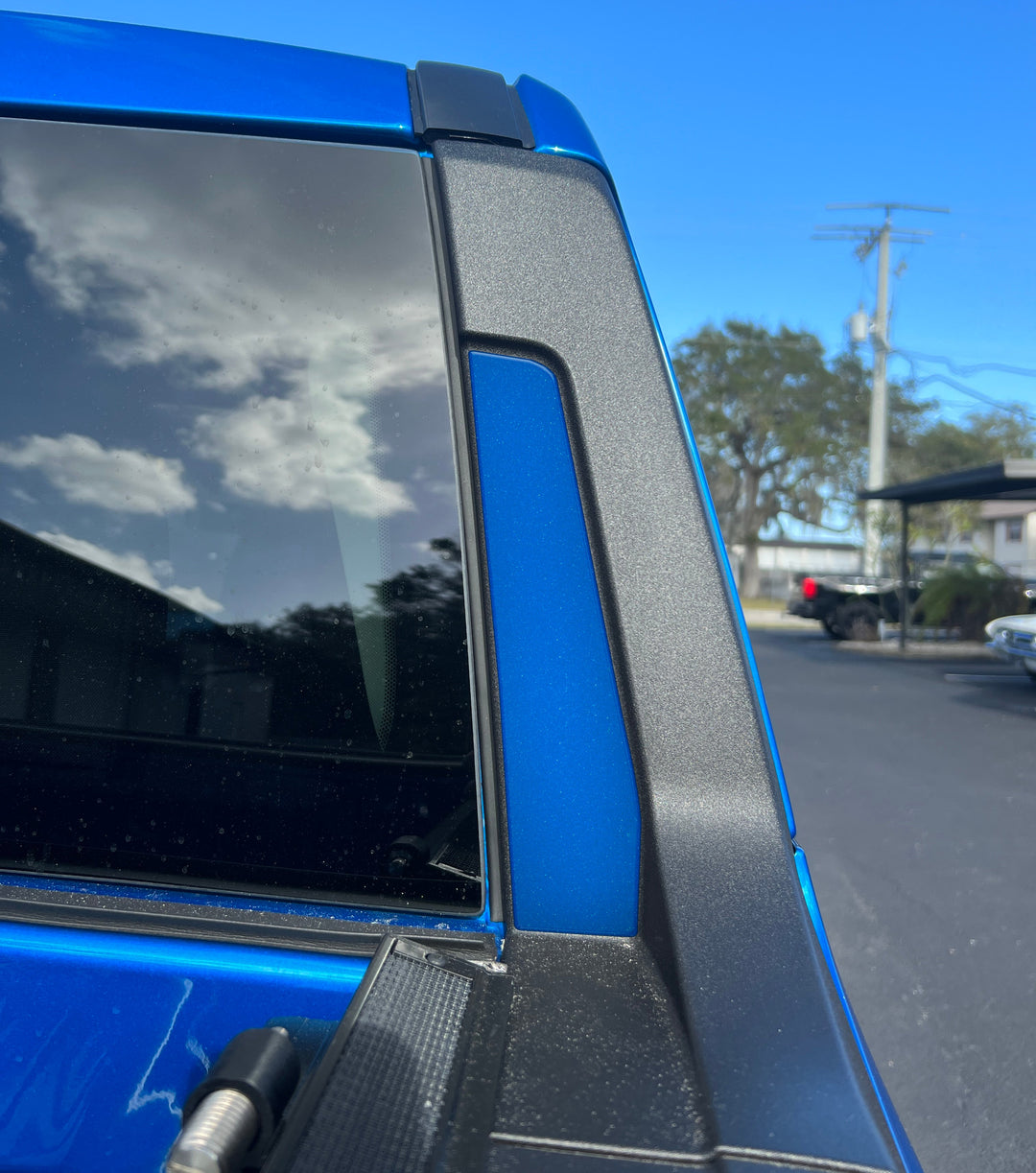 Rear Outer Cab Accent Overlays Fits 2022-2025 Ford Maverick