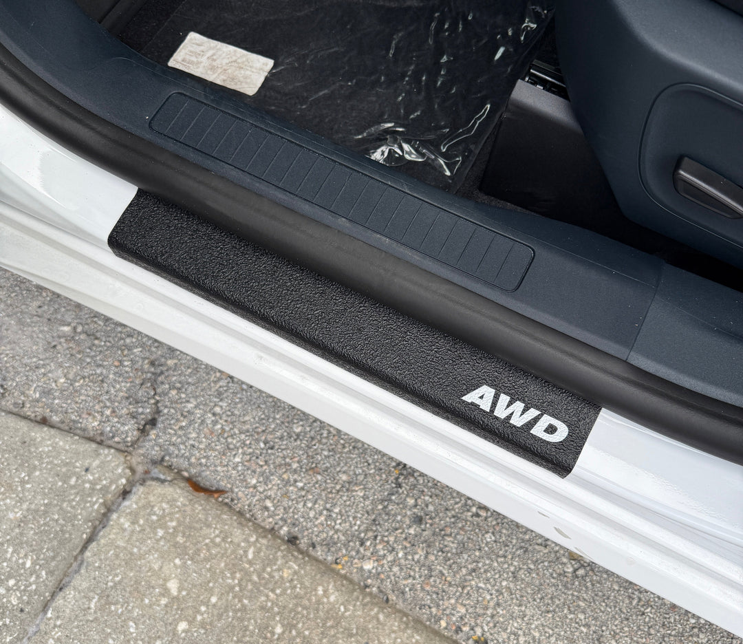 Textured Door Sill Protection Overlays Fits 2022-2026 Ford Maverick