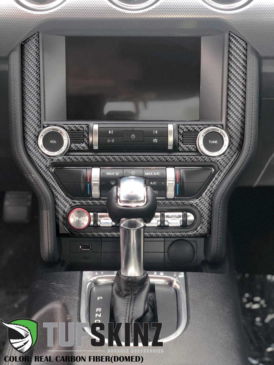 Radio Accent Trim Fits 2015-2023 Ford Mustang