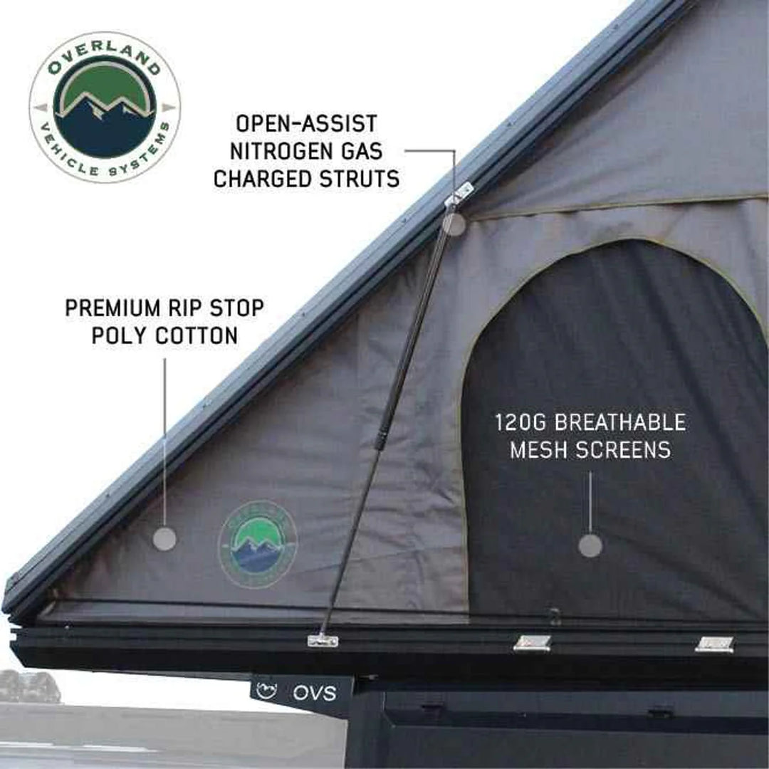 Overland Vehicle Systems Excursion Camper Shell Roof Top Tent Combo