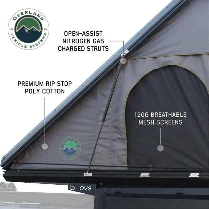 Overland Vehicle Systems Excursion Camper Shell Roof Top Tent Combo
