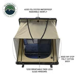 Overland Vehicle Systems LD TMON Clamshell Aluminum Hard Shell Roof Top Tent